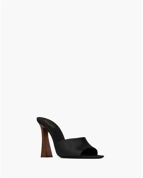 mules loulou ysl|ROMY mules in smooth leather .